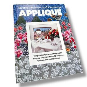 1970s Better Homes and Garden Applique Sewing Craft book How To